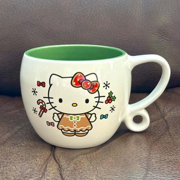 Hello Kitty in Gingerbread Dress 15.9oz Ceramic Christmas Mug - Picture 1 of 9
